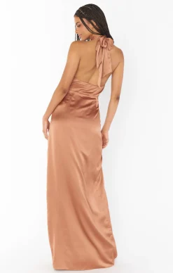 Show Me Your Mumu Adele Halter Maxi Dress