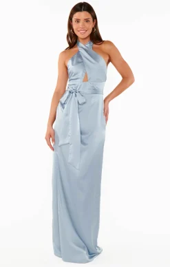 Show Me Your Mumu Adele Halter Maxi Dress