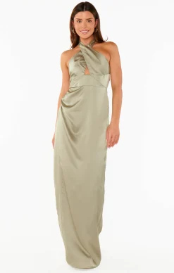 Show Me Your Mumu Adele Halter Maxi Dress