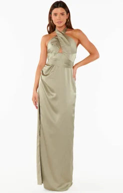 Show Me Your Mumu Adele Halter Maxi Dress