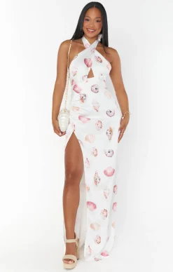 Show Me Your Mumu Adele Halter Maxi Dress
