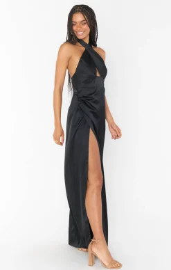 Show Me Your Mumu Adele Halter Maxi Dress