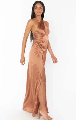 Show Me Your Mumu Adele Halter Maxi Dress