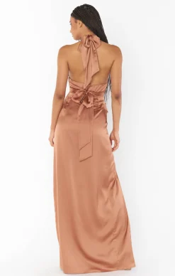 Show Me Your Mumu Adele Halter Maxi Dress