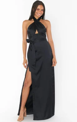 Show Me Your Mumu Adele Halter Maxi Dress