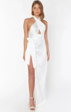 Show Me Your Mumu Adele Halter Maxi Dress