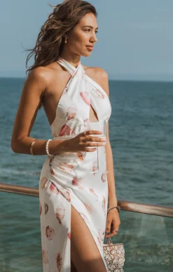 Show Me Your Mumu Adele Halter Maxi Dress