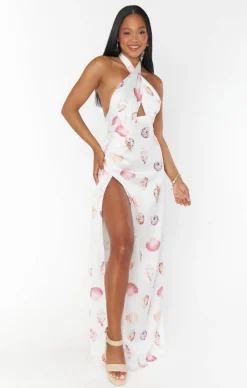 Show Me Your Mumu Adele Halter Maxi Dress