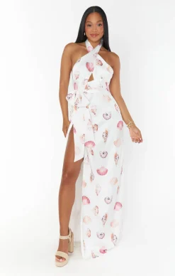 Show Me Your Mumu Adele Halter Maxi Dress