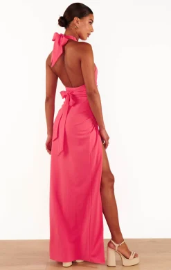Show Me Your Mumu Adele Halter Maxi Dress