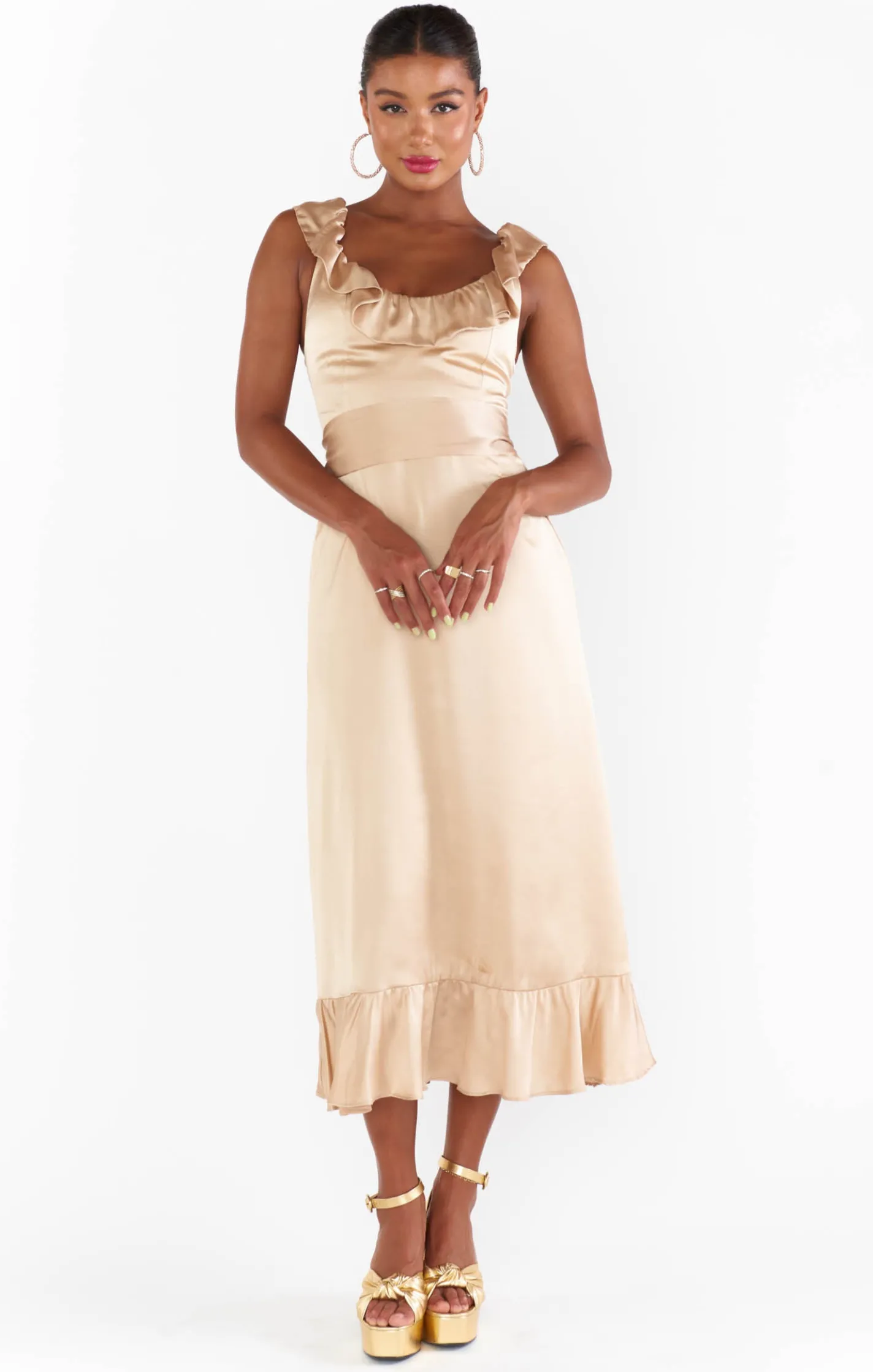Show Me Your Mumu Alexis Midi Dress