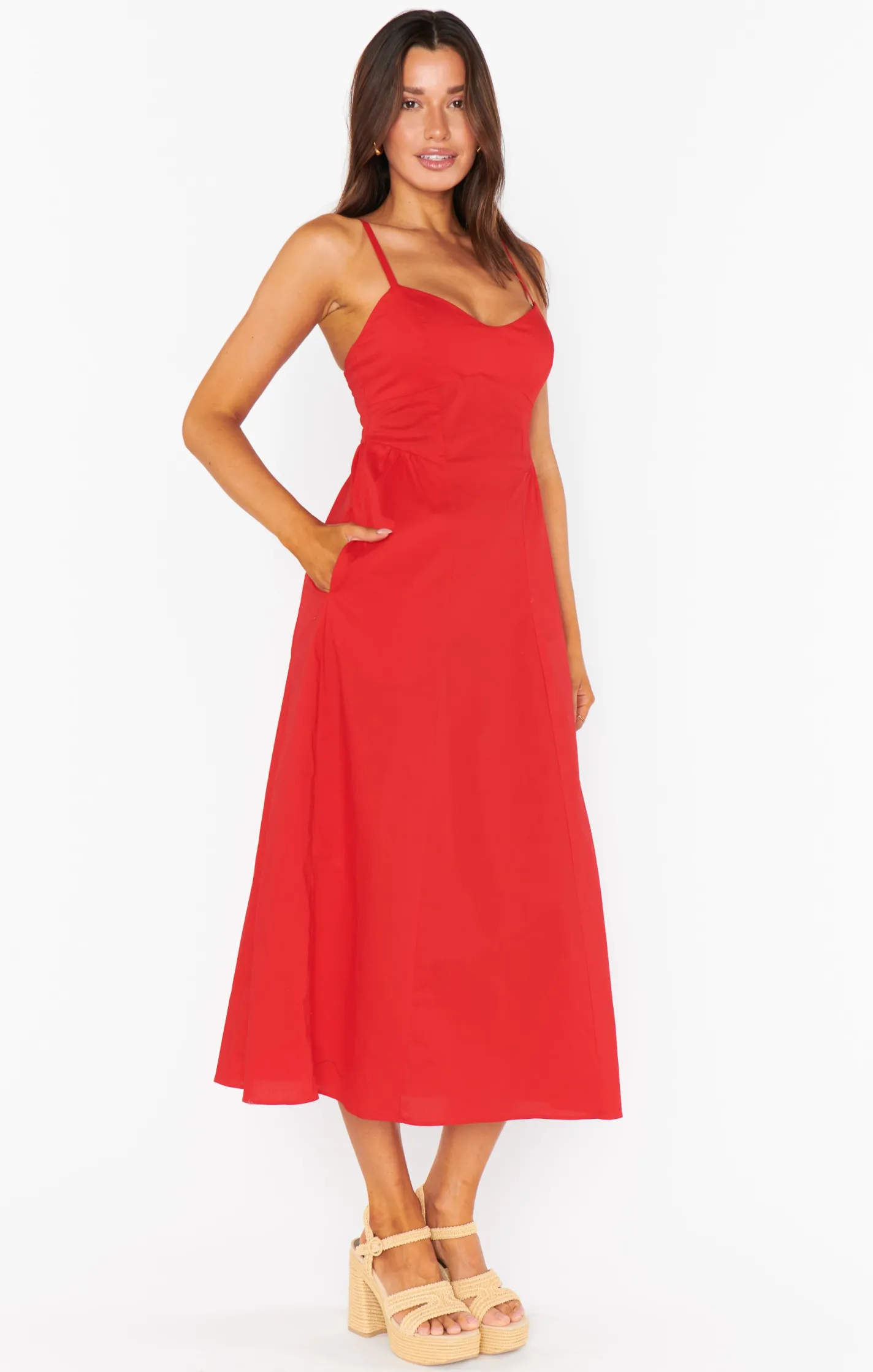 Show Me Your Mumu Allegra Midi Dress