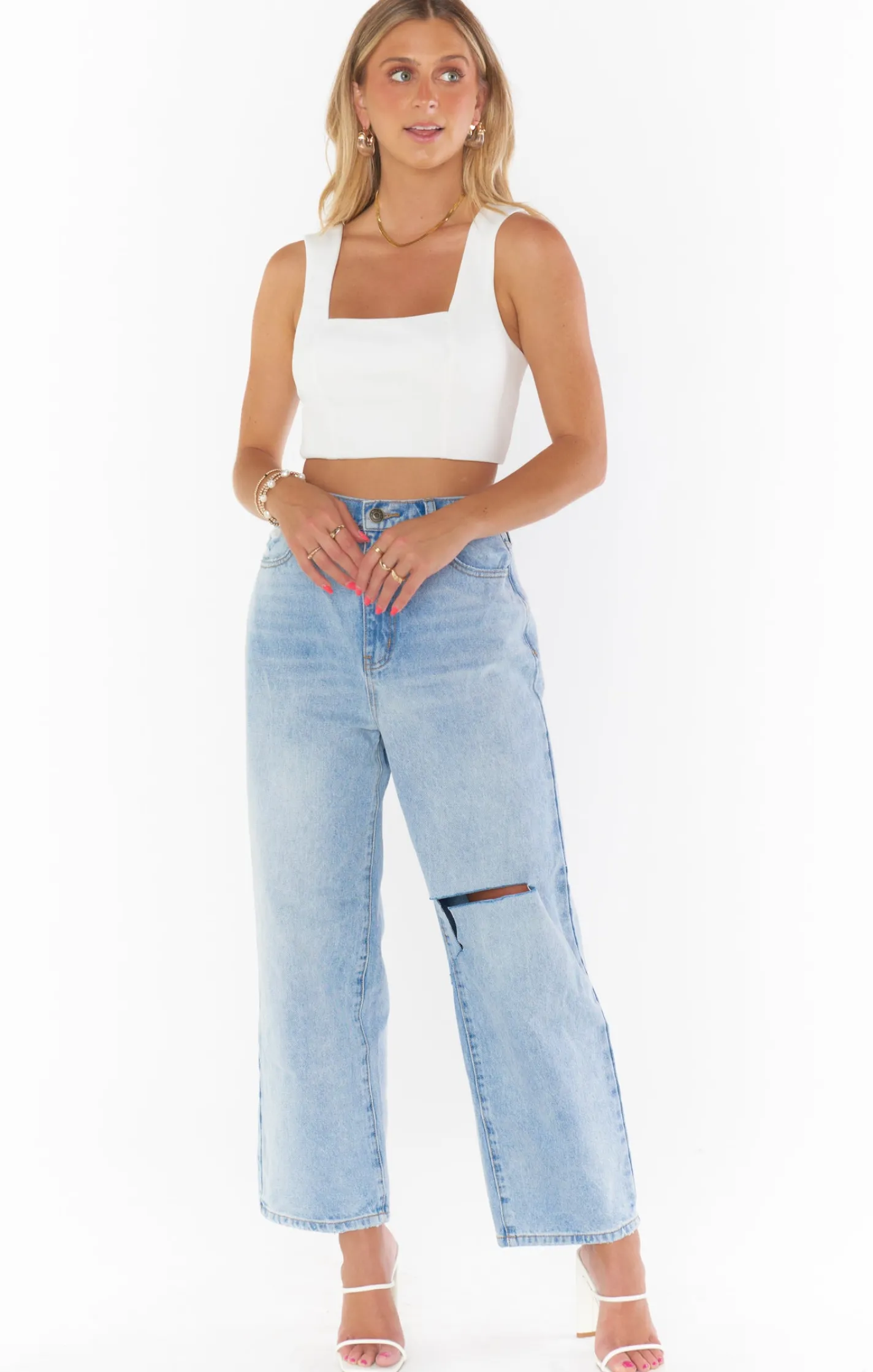 Show Me Your Mumu Ansley Crop Top