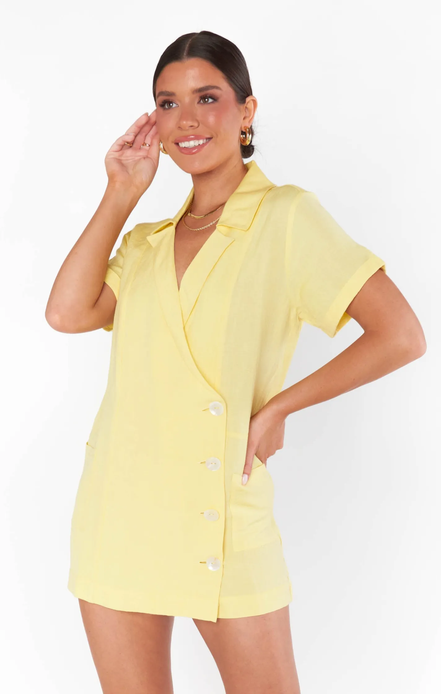 Show Me Your Mumu Bicoastal Blazer Romper