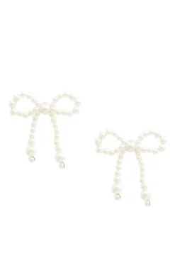 Show Me Your Mumu Bow Bead Earrings