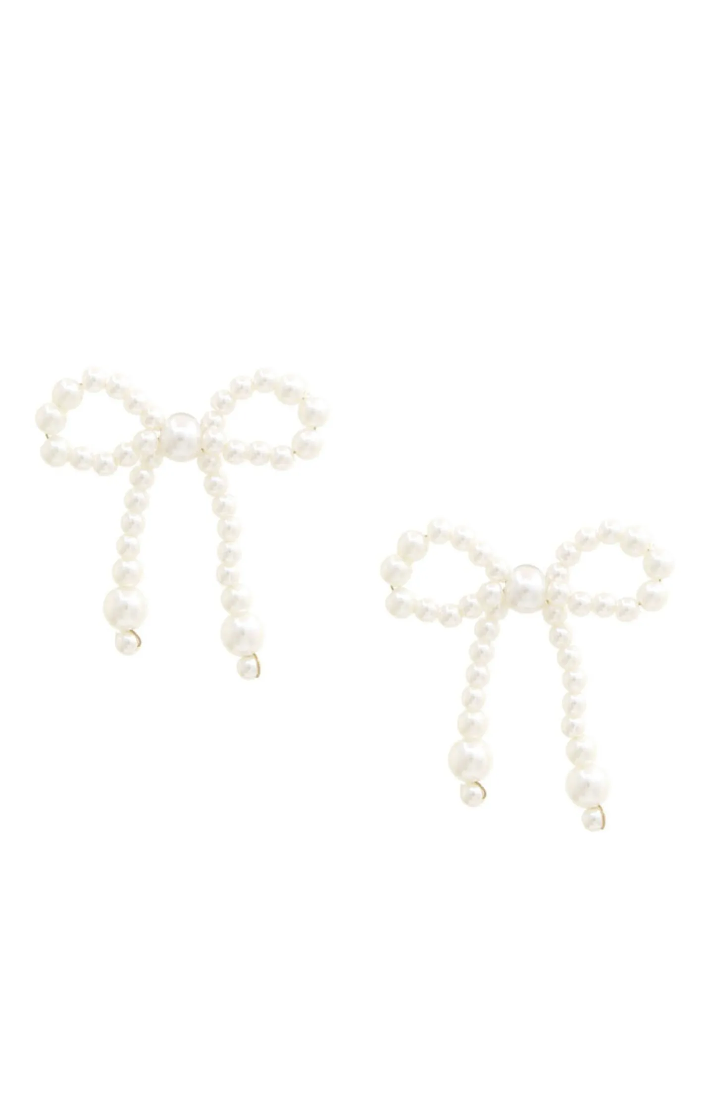 Show Me Your Mumu Bow Bead Earrings