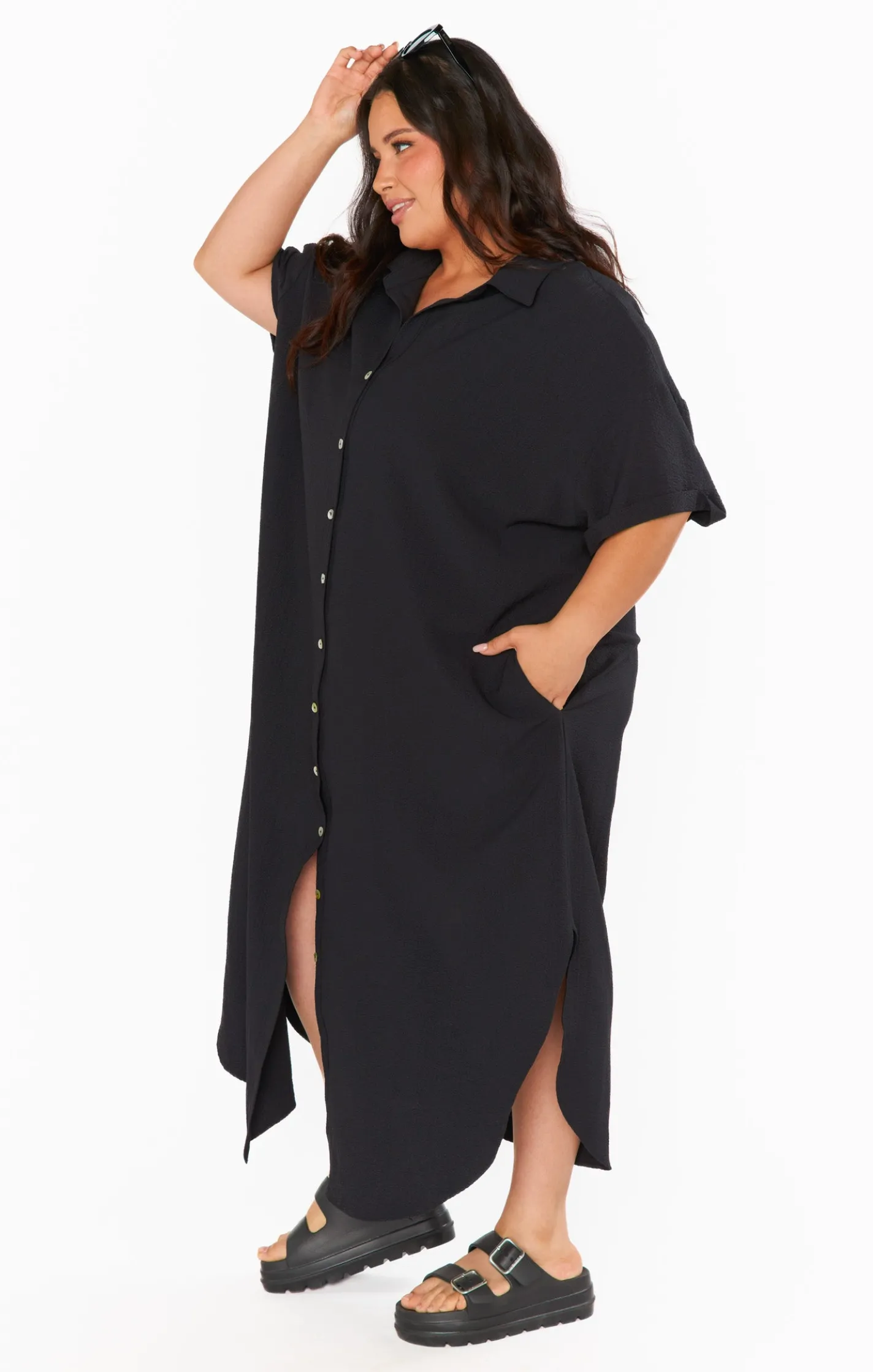 Show Me Your Mumu Buoy Button Down Dress