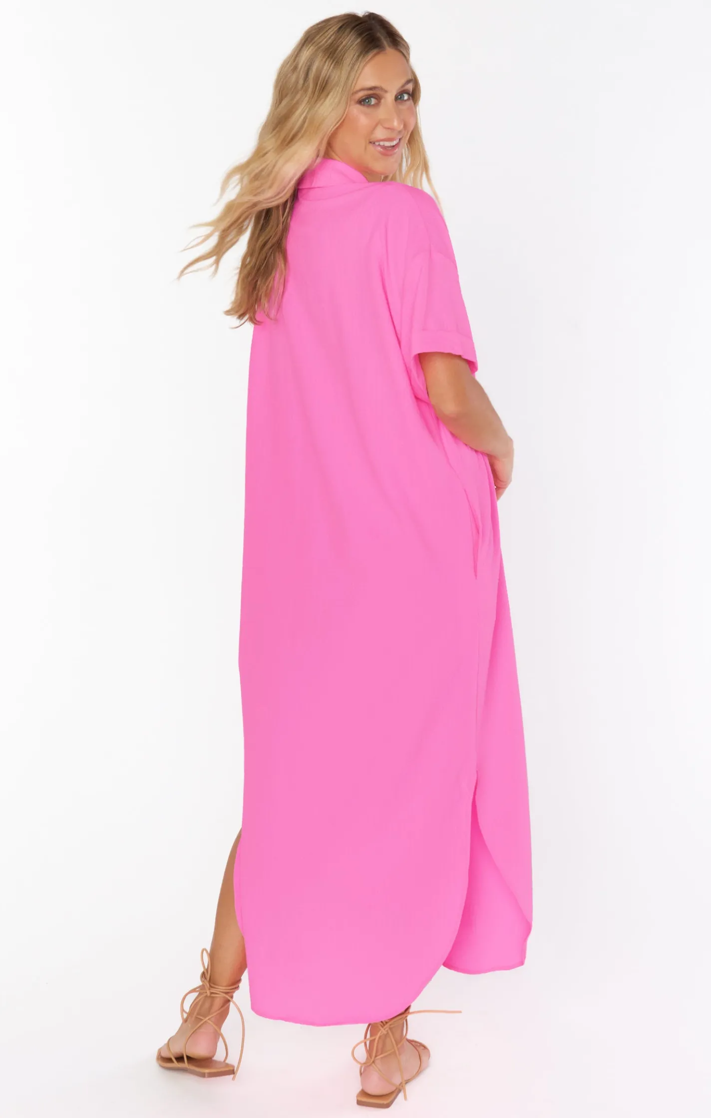 Kids Show Me Your Mumu Buoy Button Down Dress
