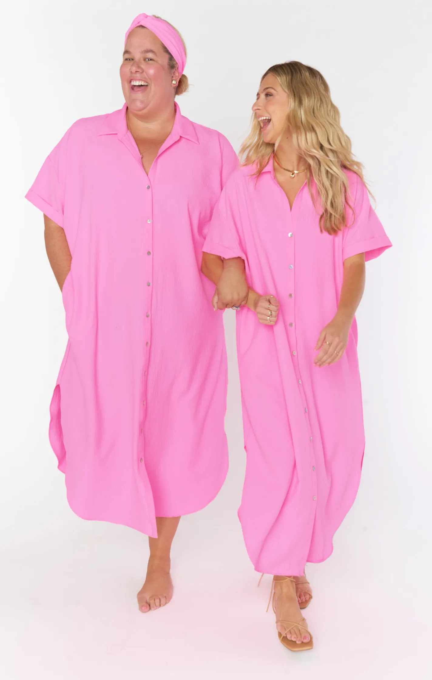 Kids Show Me Your Mumu Buoy Button Down Dress