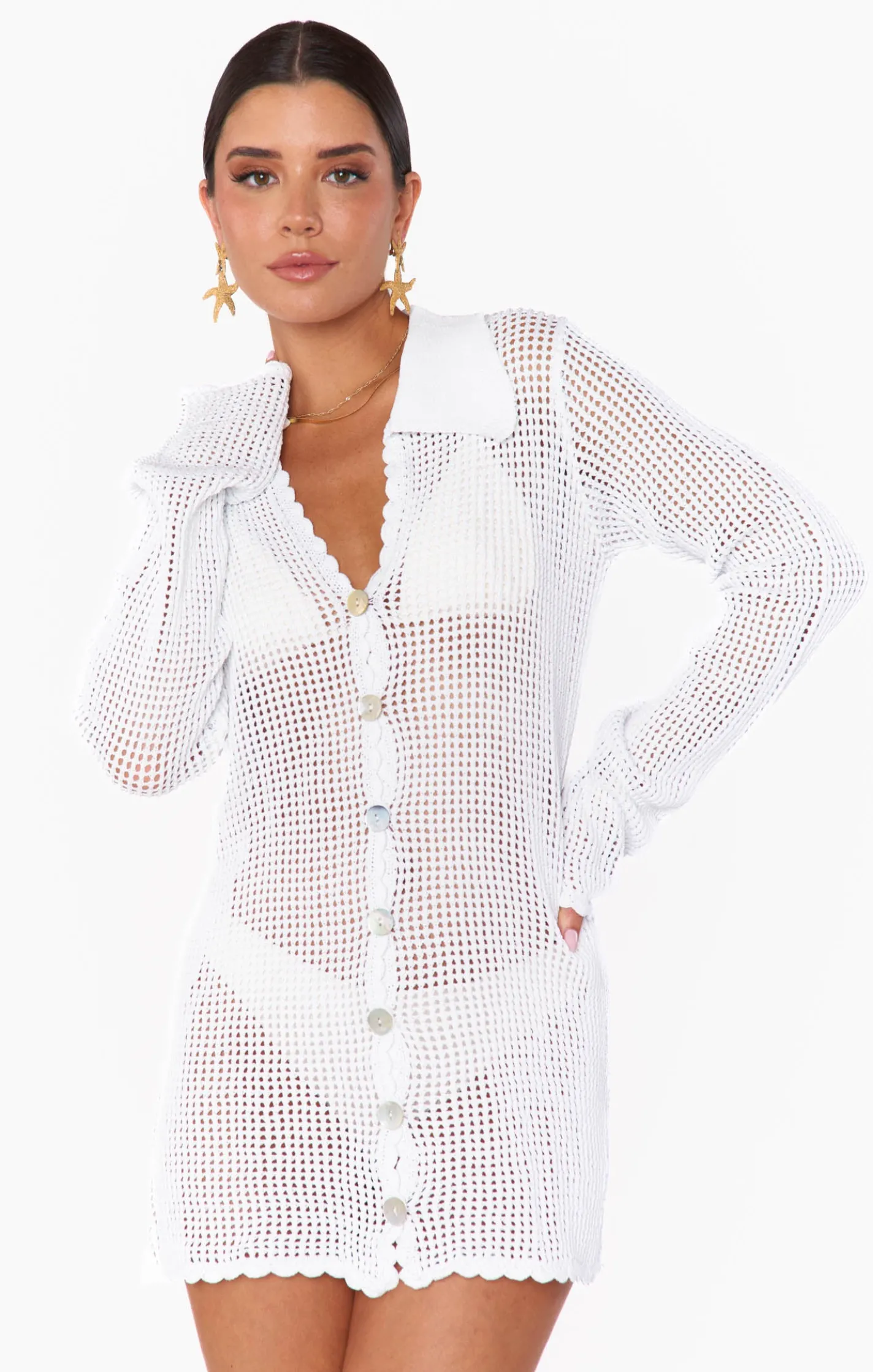 Show Me Your Mumu Button Up Coverup