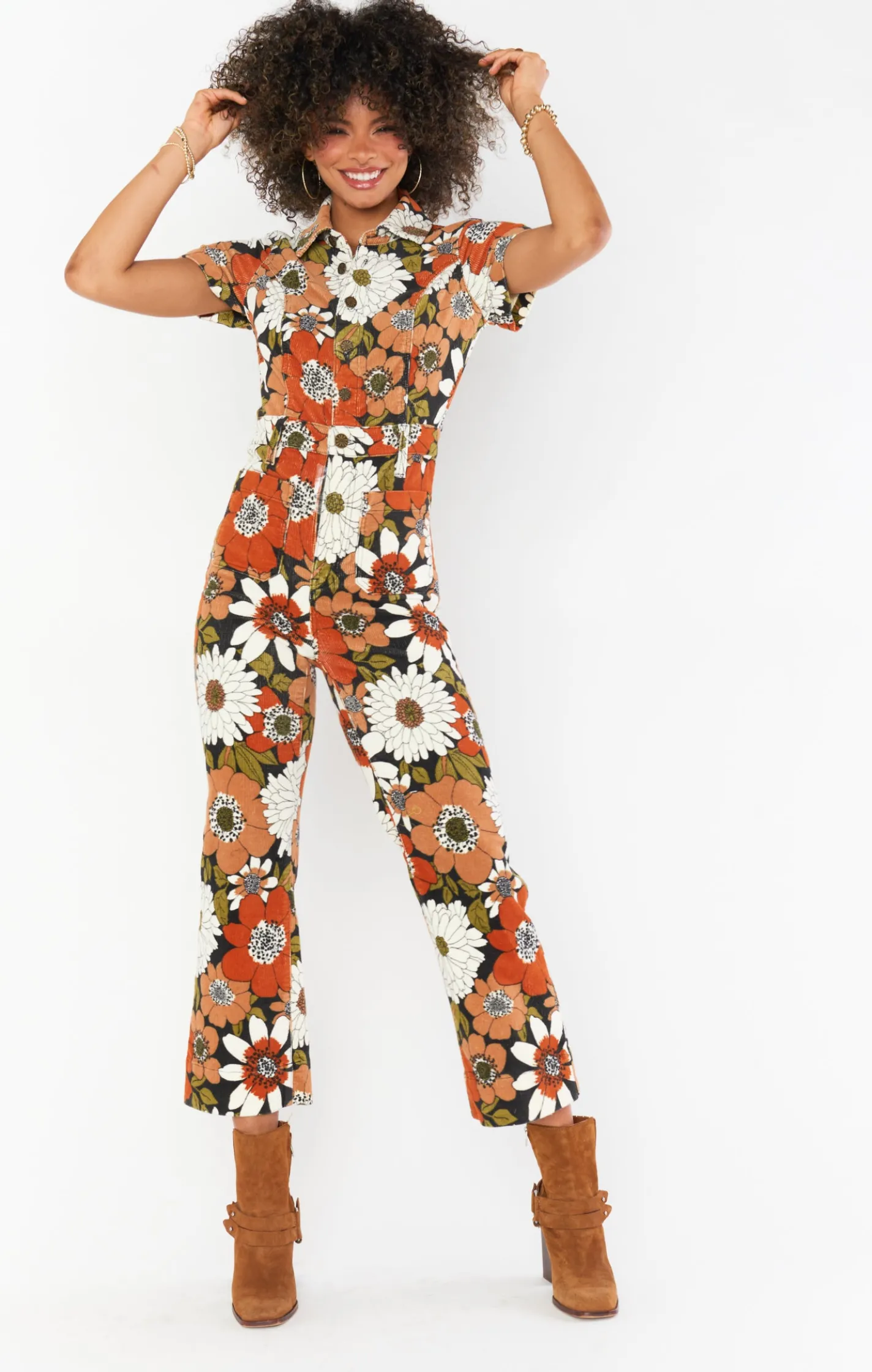 Show Me Your Mumu Cropped Everhart Jumpsuit