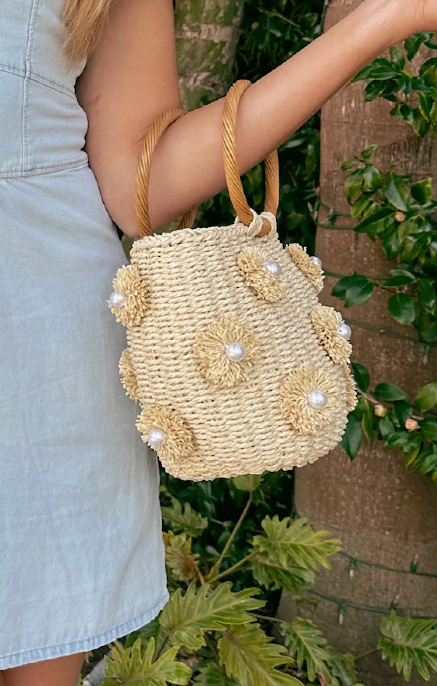 Show Me Your Mumu Elia Straw Bag