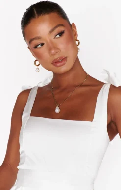 Show Me Your Mumu Ettika Baroque Pearl Pendant Snake Chain Necklace