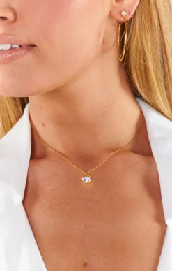 Show Me Your Mumu Faithy Jewels Hailey Heart Necklace
