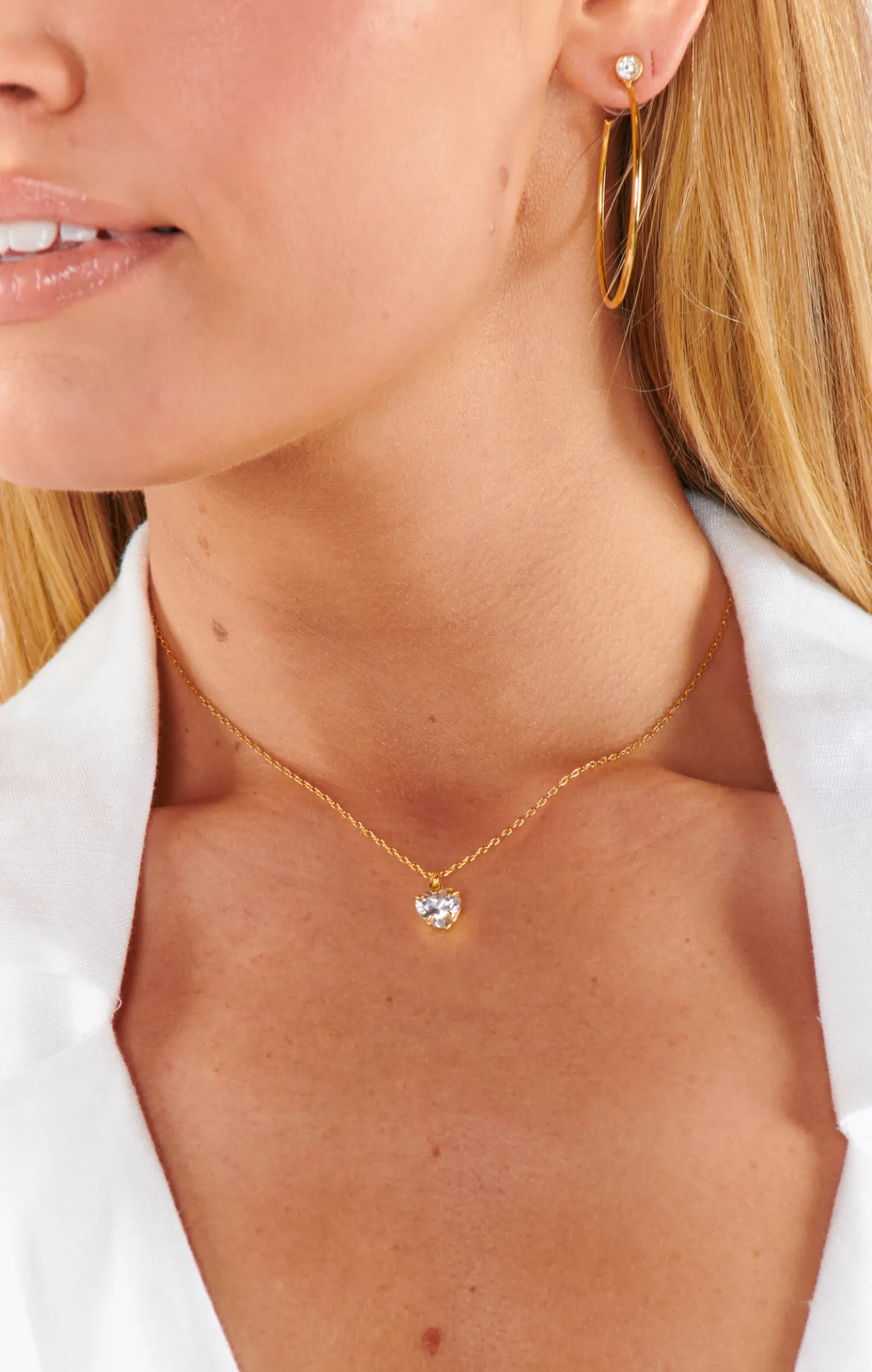 Show Me Your Mumu Faithy Jewels Hailey Heart Necklace