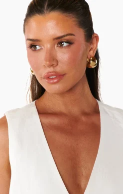 Show Me Your Mumu Faithy Jewels Large Lucy Hoop Earrings