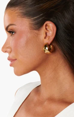 Show Me Your Mumu Faithy Jewels Large Lucy Hoop Earrings