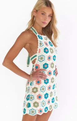 Show Me Your Mumu Happy Halter Mini Dress