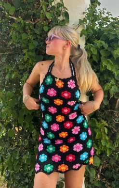 Show Me Your Mumu Happy Halter Mini Dress