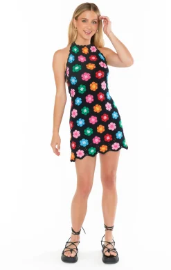 Show Me Your Mumu Happy Halter Mini Dress