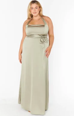 Show Me Your Mumu Hazel Halter Maxi Dress