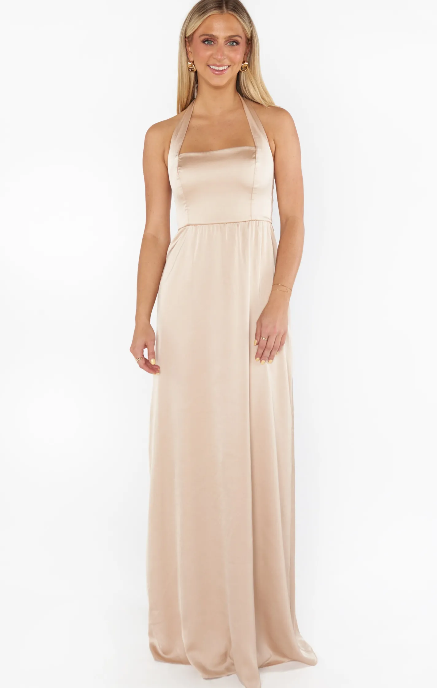 Show Me Your Mumu Hazel Halter Maxi Dress