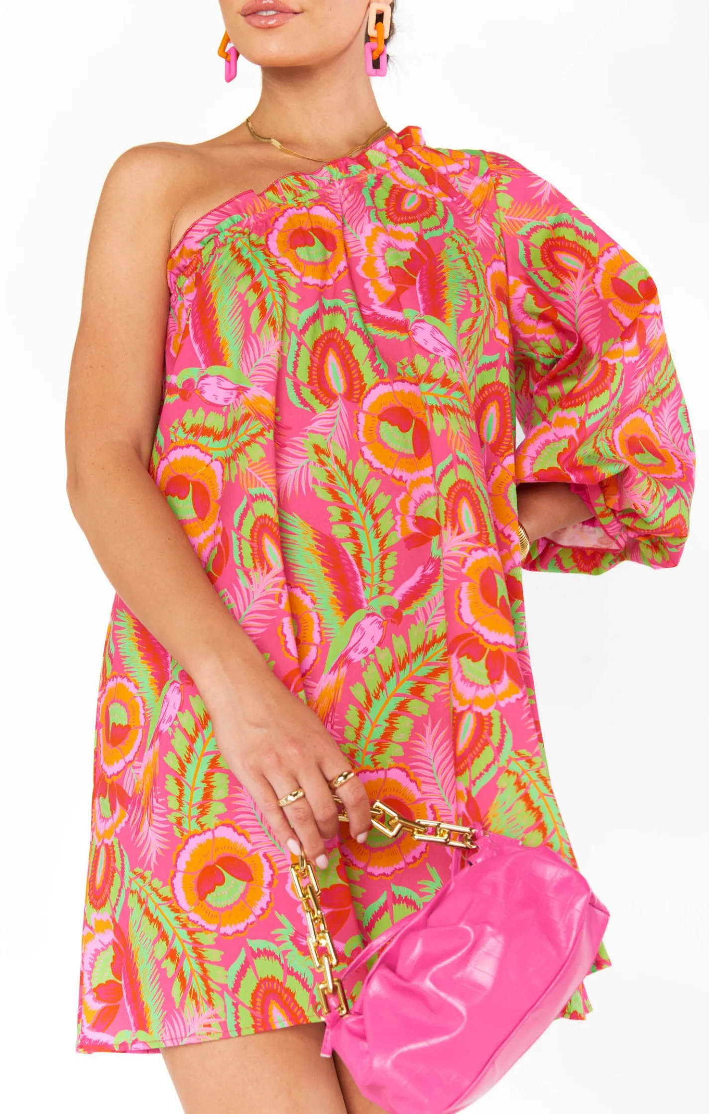 Show Me Your Mumu High Volume Mini Dress
