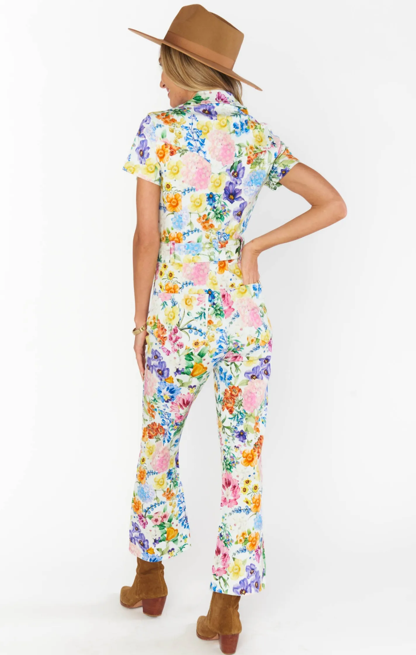 Show Me Your Mumu Jacksonville Short Sleeve Cropped Jumpsuit