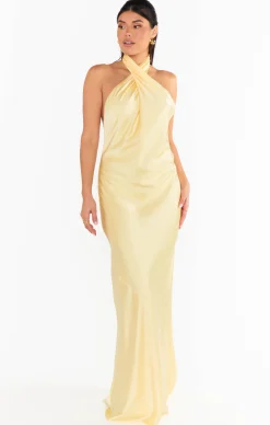 Kids Show Me Your Mumu Jasmine Halter Maxi Dress