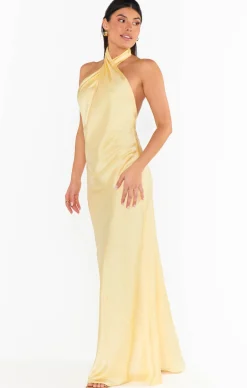 Kids Show Me Your Mumu Jasmine Halter Maxi Dress