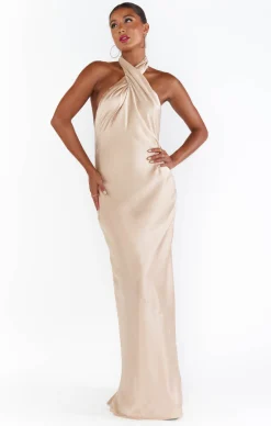 Kids Show Me Your Mumu Jasmine Halter Maxi Dress