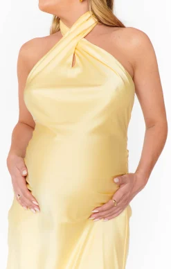 Show Me Your Mumu Jasmine Halter Maxi Dress