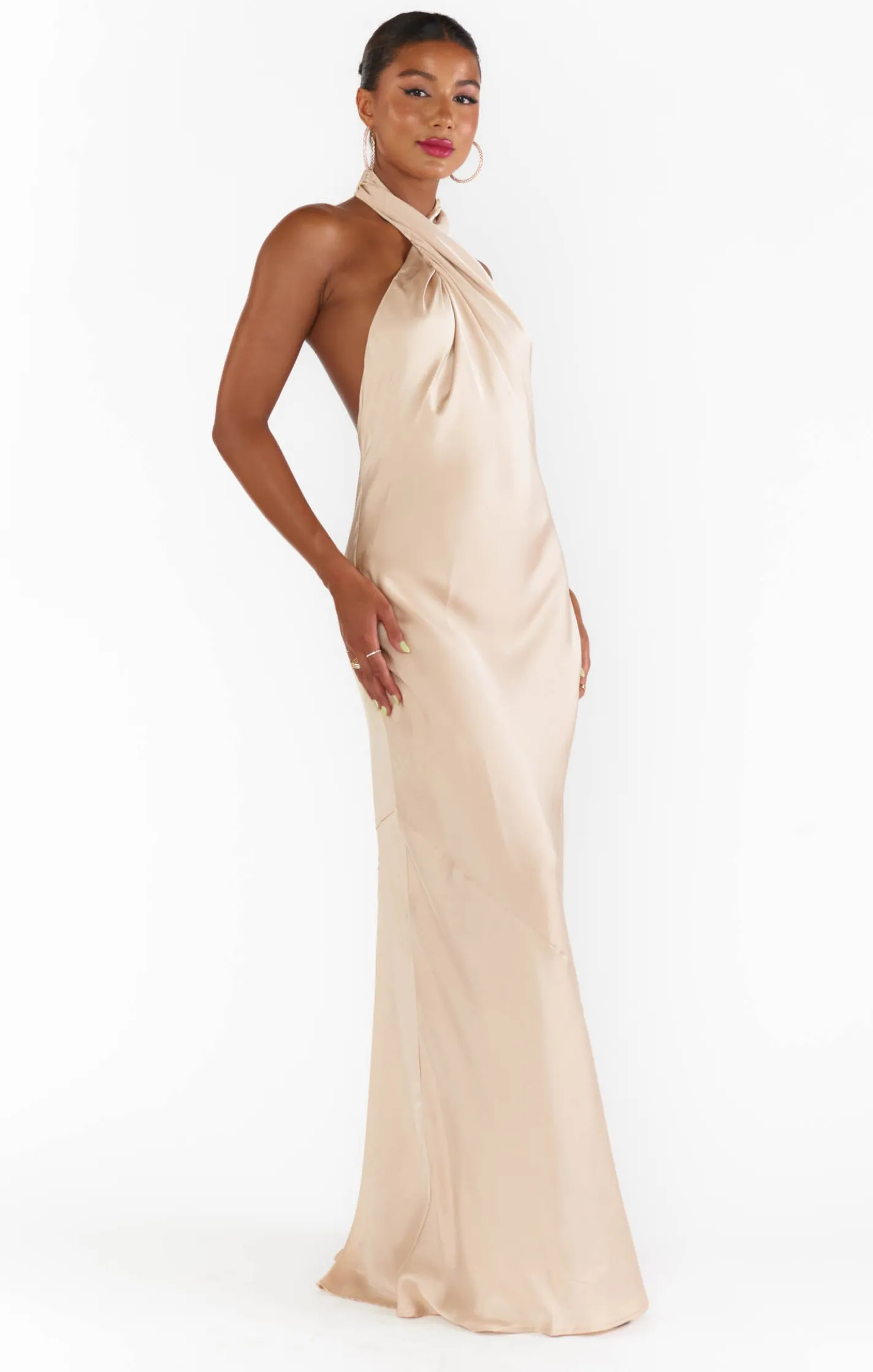 Kids Show Me Your Mumu Jasmine Halter Maxi Dress
