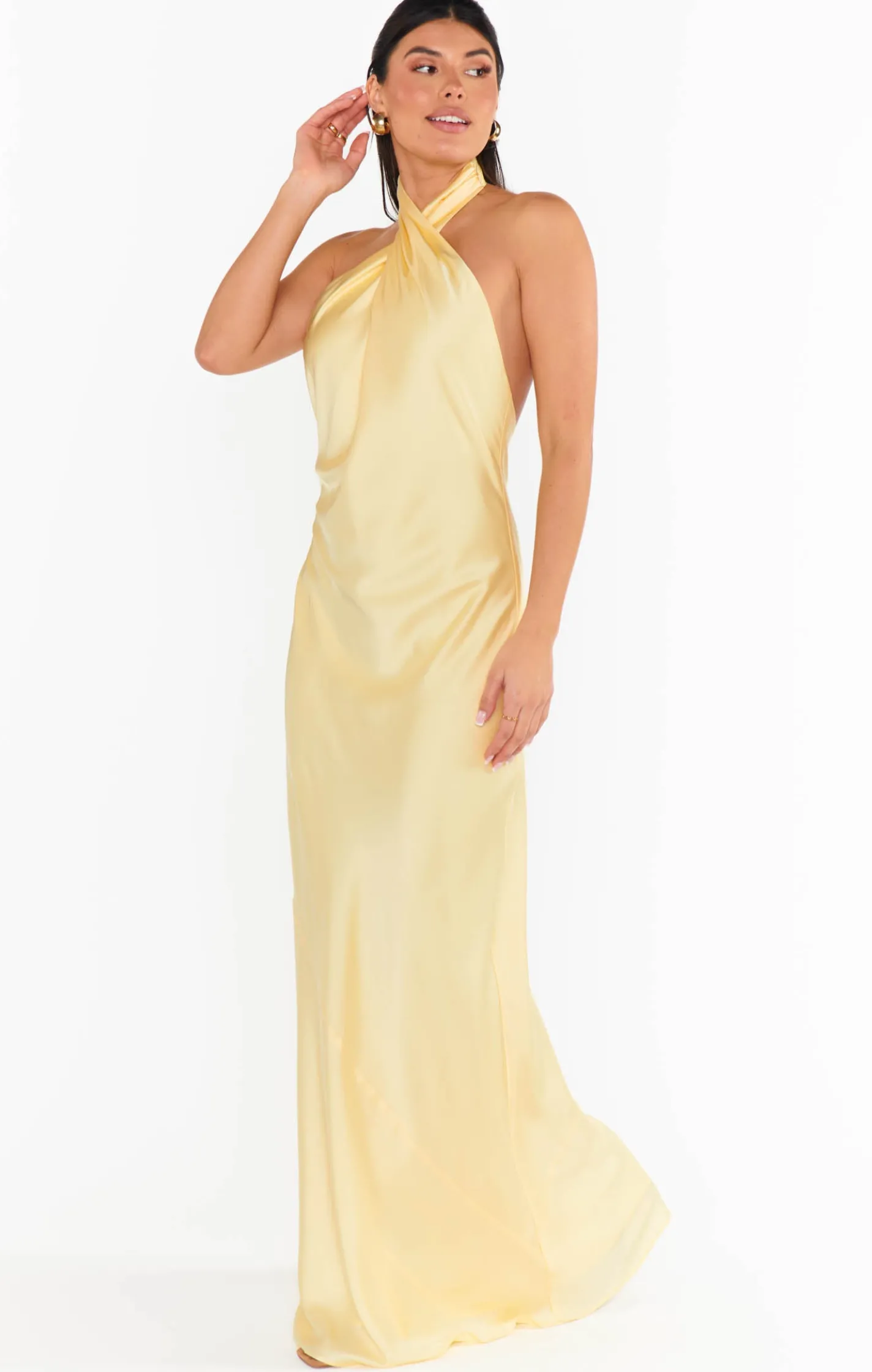 Show Me Your Mumu Jasmine Halter Maxi Dress