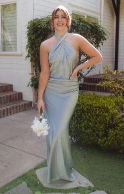 Kids Show Me Your Mumu Jasmine Halter Maxi Dress