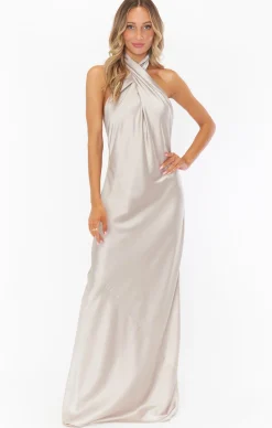 Show Me Your Mumu Jasmine Halter Maxi Dress