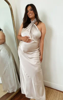 Show Me Your Mumu Jasmine Halter Maxi Dress