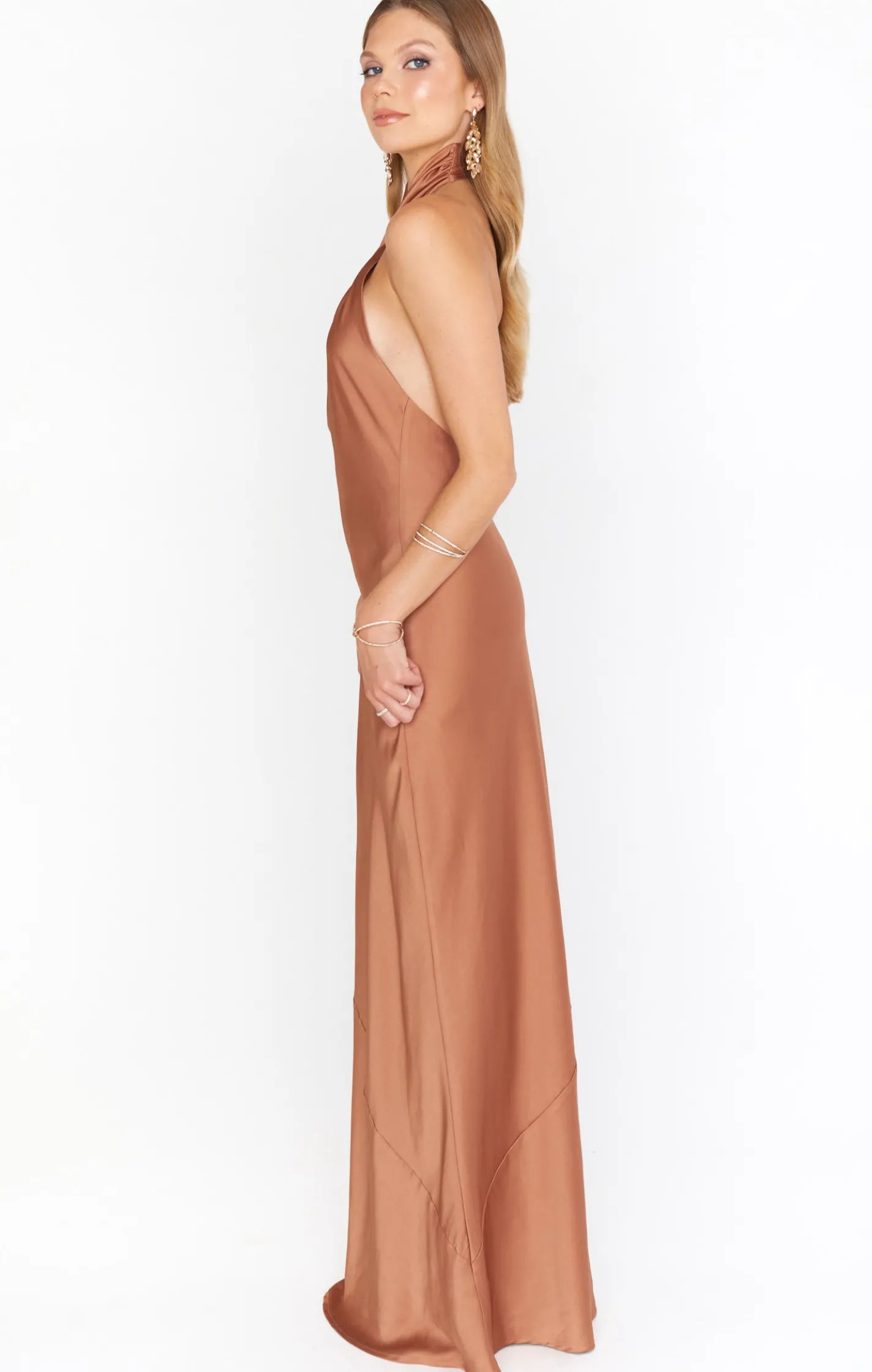 Kids Show Me Your Mumu Jasmine Halter Maxi Dress
