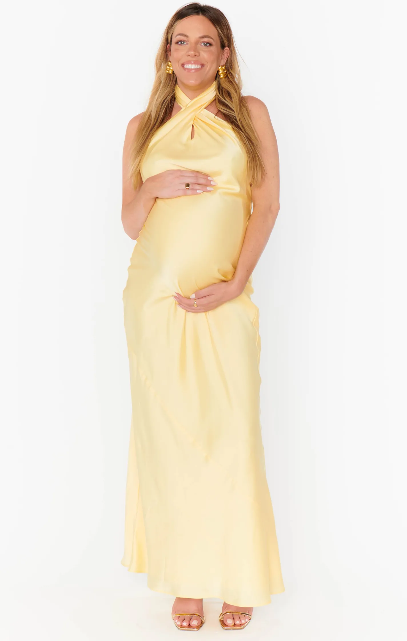 Kids Show Me Your Mumu Jasmine Halter Maxi Dress