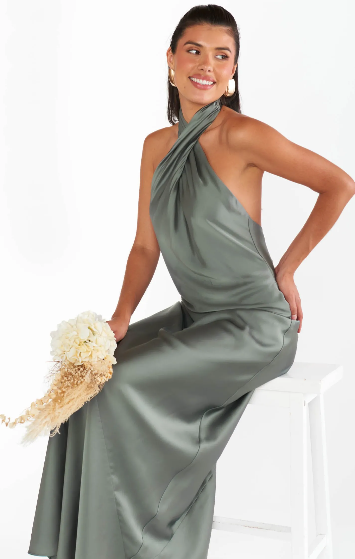 Show Me Your Mumu Jasmine Halter Maxi Dress